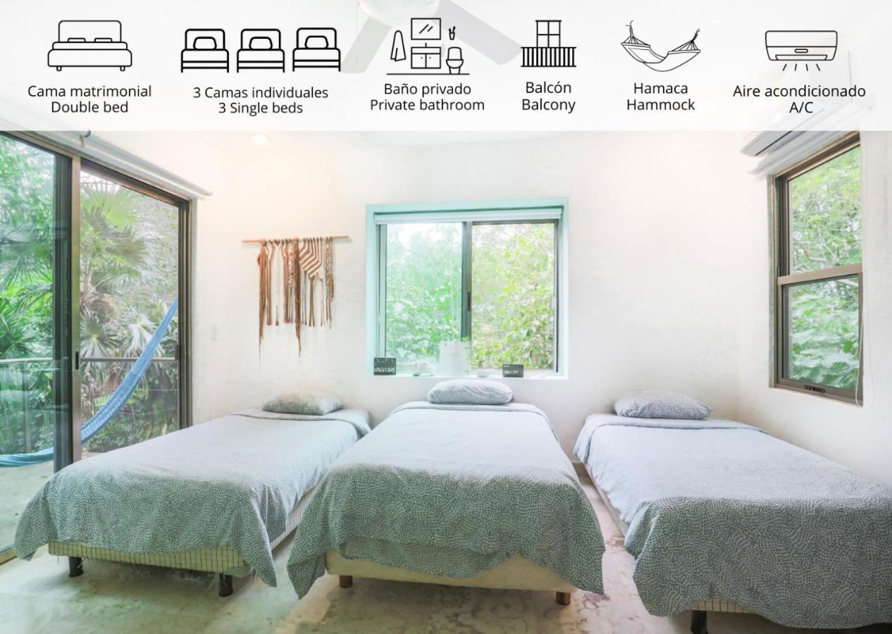 Guest House La Aldea Holistic Experience Cancún Kültér fotó