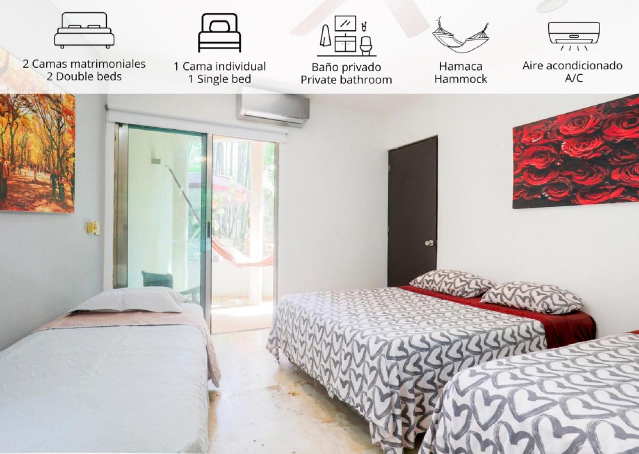 Guest House La Aldea Holistic Experience Cancún Kültér fotó